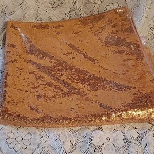 Sequin Rose Gold Table Cloth